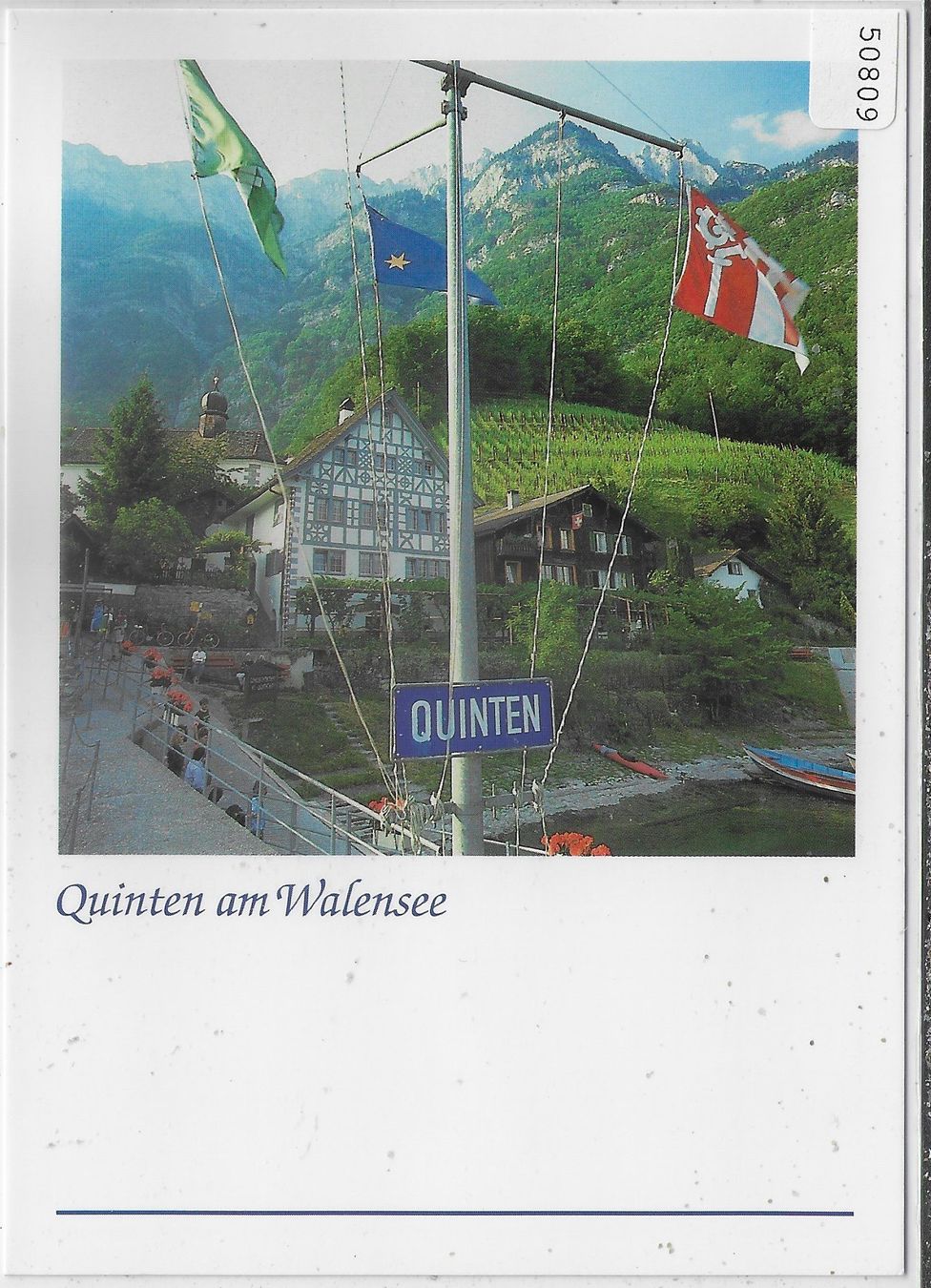 Cartes postales: Quinten am Walensee – D'occasion à Ettingen par Kartenplanet