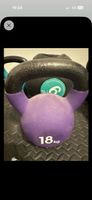 Kettlebell mit Gummimantel 18kg