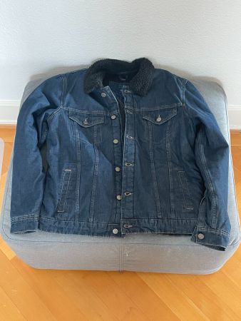 ONLY & SONS - Veste en jean doublée sherpa - XL