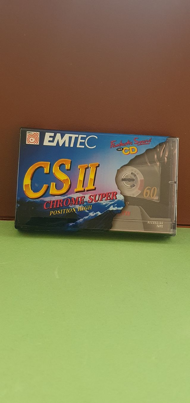 Musicassette: Cassette audio EMTEC CS II Chrome Super 60 – Nuovo e nell'imballaggio originale da Sion venduto da Timevintage