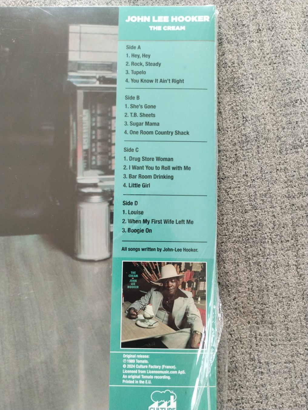 Dischi in vinile: John Lee Hooker " the scream" édition collector – Nuovo e nell'imballaggio originale da Lausanne venduto da Martinucci 1