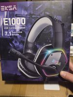 Eksa E1000 Gaming Headset USB 7.1 Surround Sound RGB-Licht 