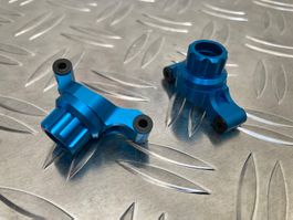 Achsschenkel Alu hinten zu TT-02 Modell blau RC-Tuning NEU!