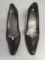 Elegante schwarze Leder Pumps Ara Gr. 38