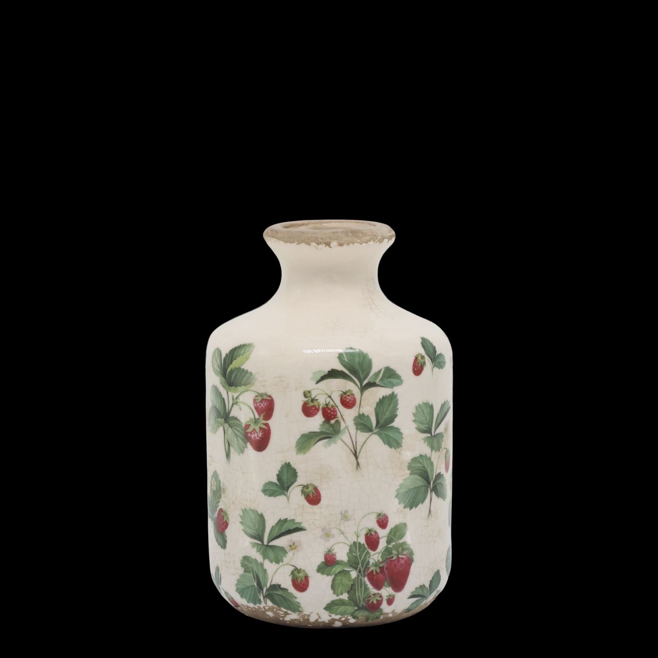 Vasi & Recipienti: Chic Antique Vase "Fraises", Höhe 17,5 cm – Nuovo e nell'imballaggio originale da Innertkirchen venduto da Glatthard-Interior 2