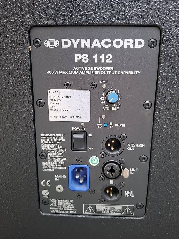 Haut-parleurs: Dynacord PS112 – D'occasion à Buochs par von_mzm8 2