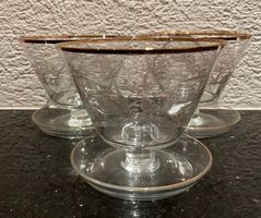 3 Vintage Dessertgläser