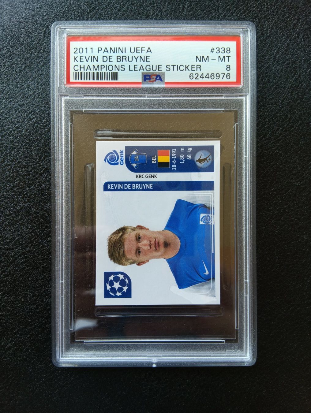 Panini Sammelbilder & Trading cards: 2011 Panini Kevin De Bruyne PSA 8 #338 – Gebraucht aus Steinen von antikesundseltenes