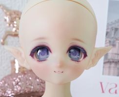 MJD/BJD 1/4 exklusive Elfen-Kopf Anime OOAK Face Up