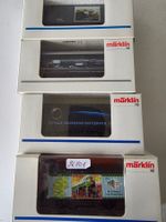 4 Stück verschiedene Güterwagen, Sondermodelle