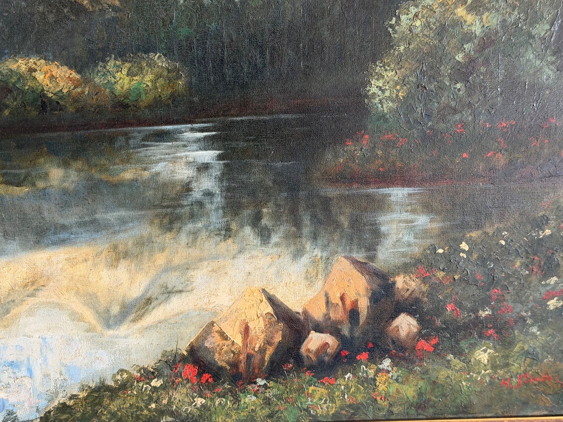 Gemälde: H. Studer Grosse Original ÖlGemälde – Gebraucht aus Basel von PAUL_ART 7