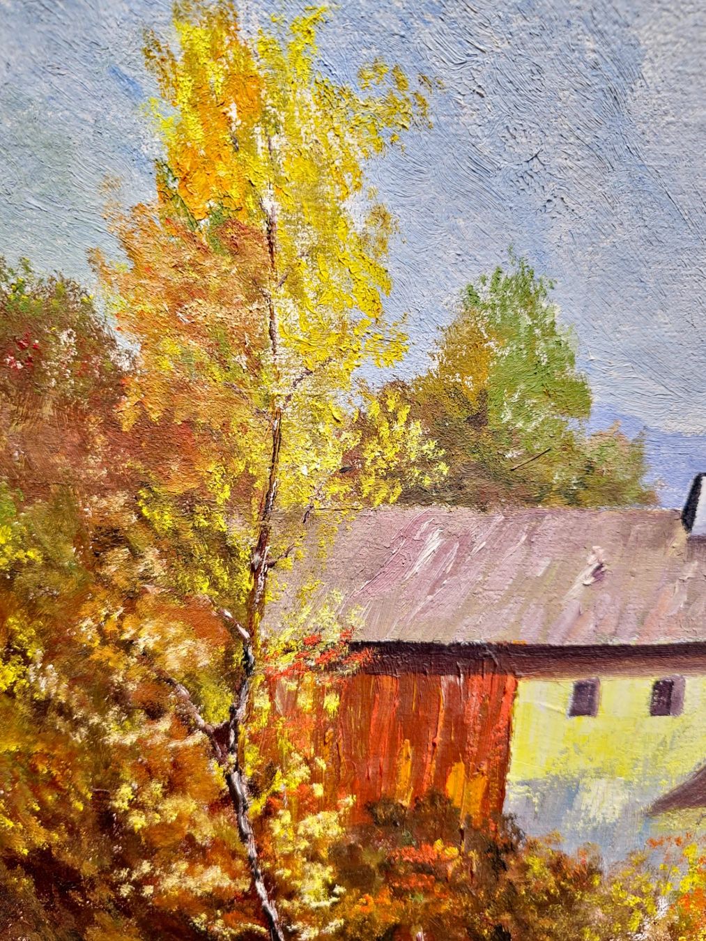 Gemälde: Herbstliche Harmonie: Ölgemälde von Laber, 1974 – Gebraucht aus Bern von Djenestra 6