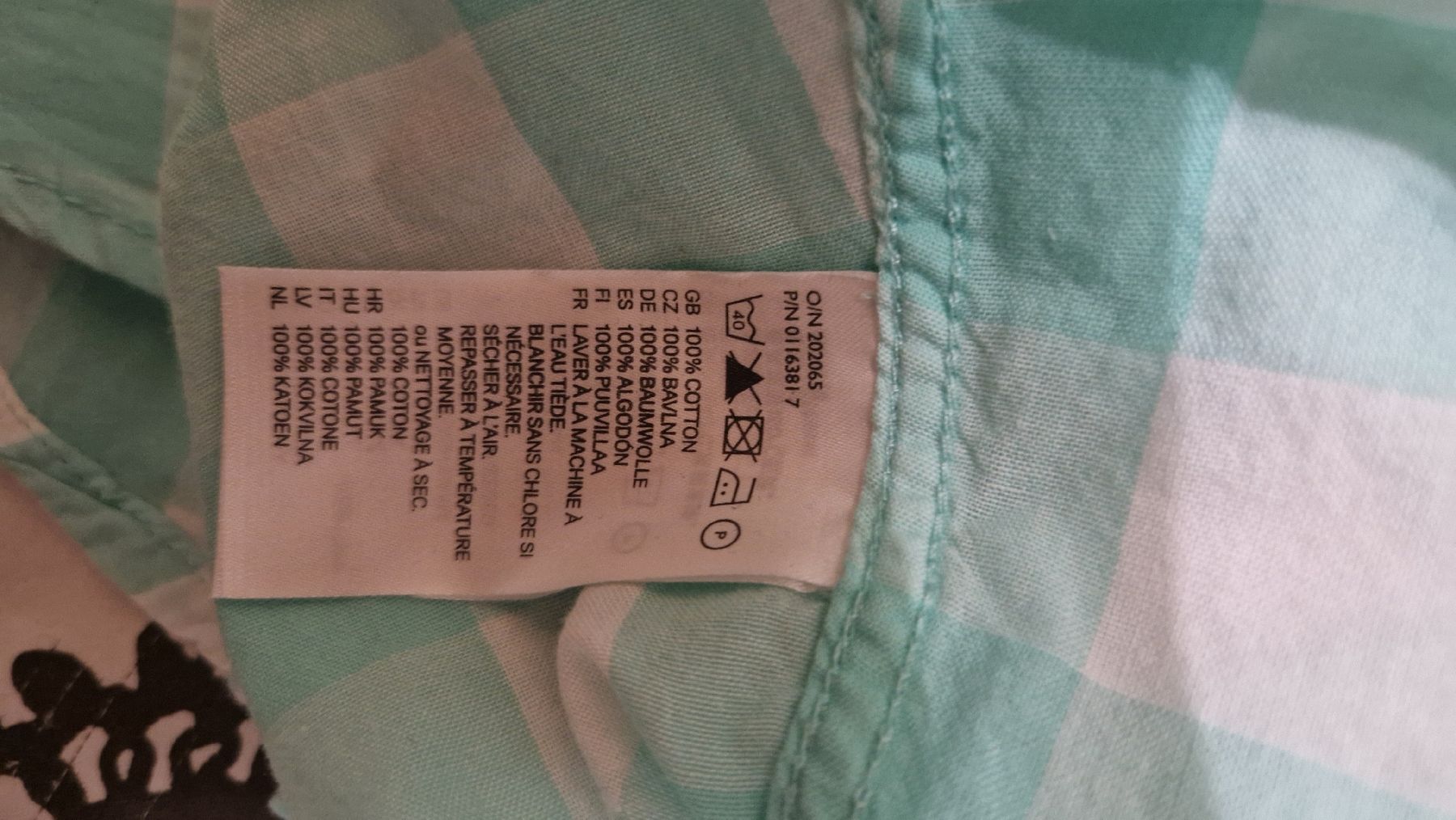 H&M Camicette: Sommerbluse, türkis-weiss kariert, Gr. 44 – Nuovo (secondo la descrizione) da Oberengstringen venduto da Sheera7 7