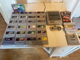 Nintendo SUPER NES + jeux + accessoires