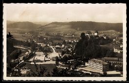 AK Burgdorf, Ortsansicht aus der Vogelschau