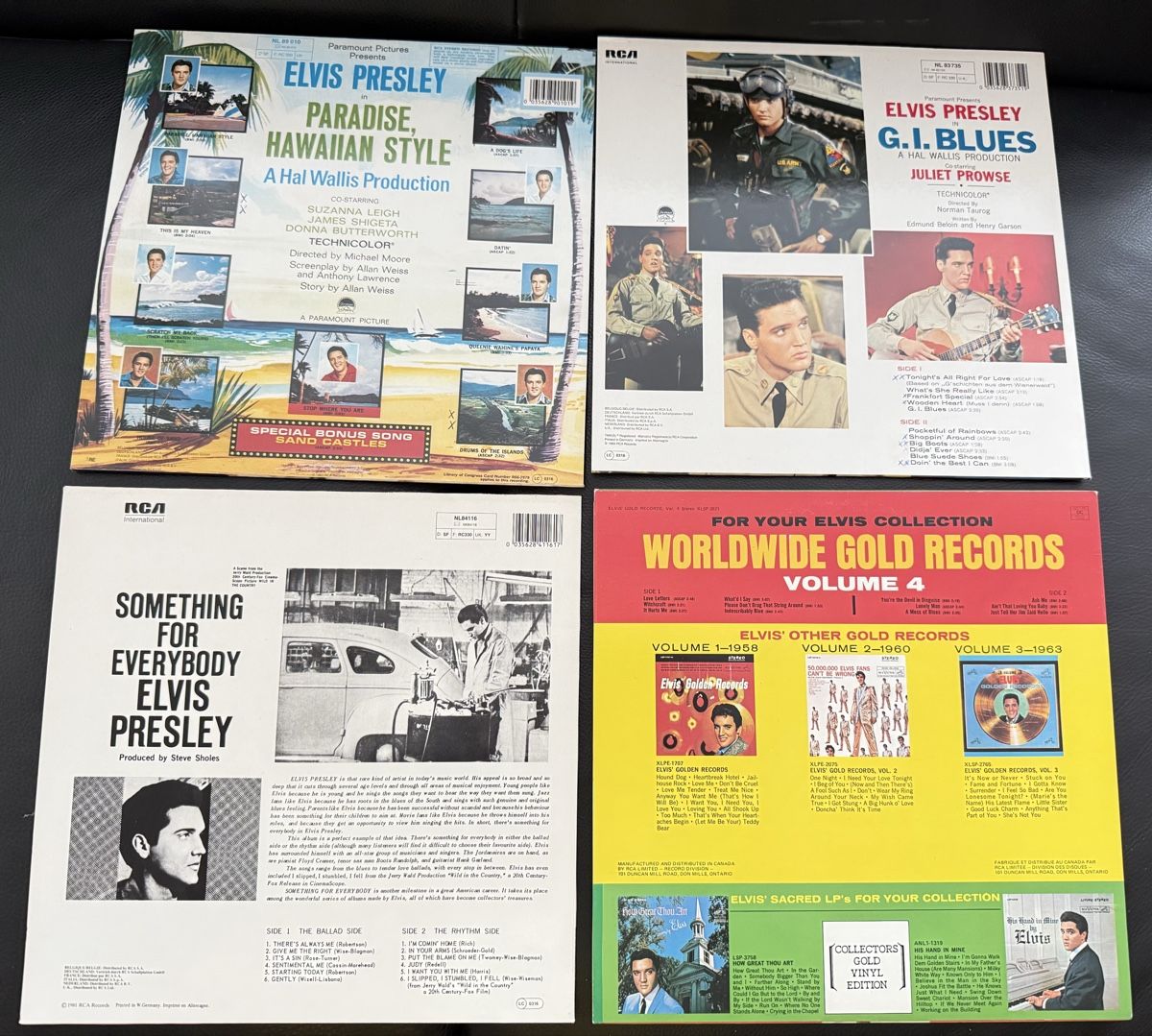 Vinyles: 4 x Elvis Presley Schallplatten LP Sammlung – D'occasion à Goldach par Donpancho 5