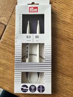Prym Ergonomics Circular Knitting Needles - 8.0mm, 80cm