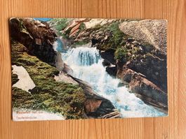 Reussfall bei Teufelsbrücke -AK sehr alt