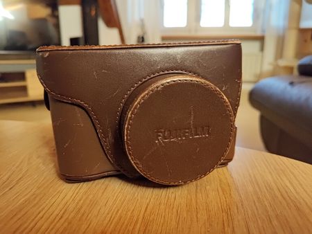 Fujifilm Leder-Tasche für Fujifilm X100 Braun 