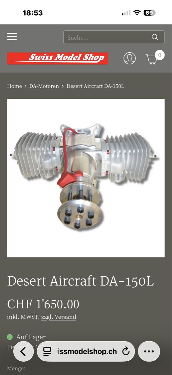 Motoren: DA 150 Motor – Gebraucht aus Oberlunkhofen von Funcity1