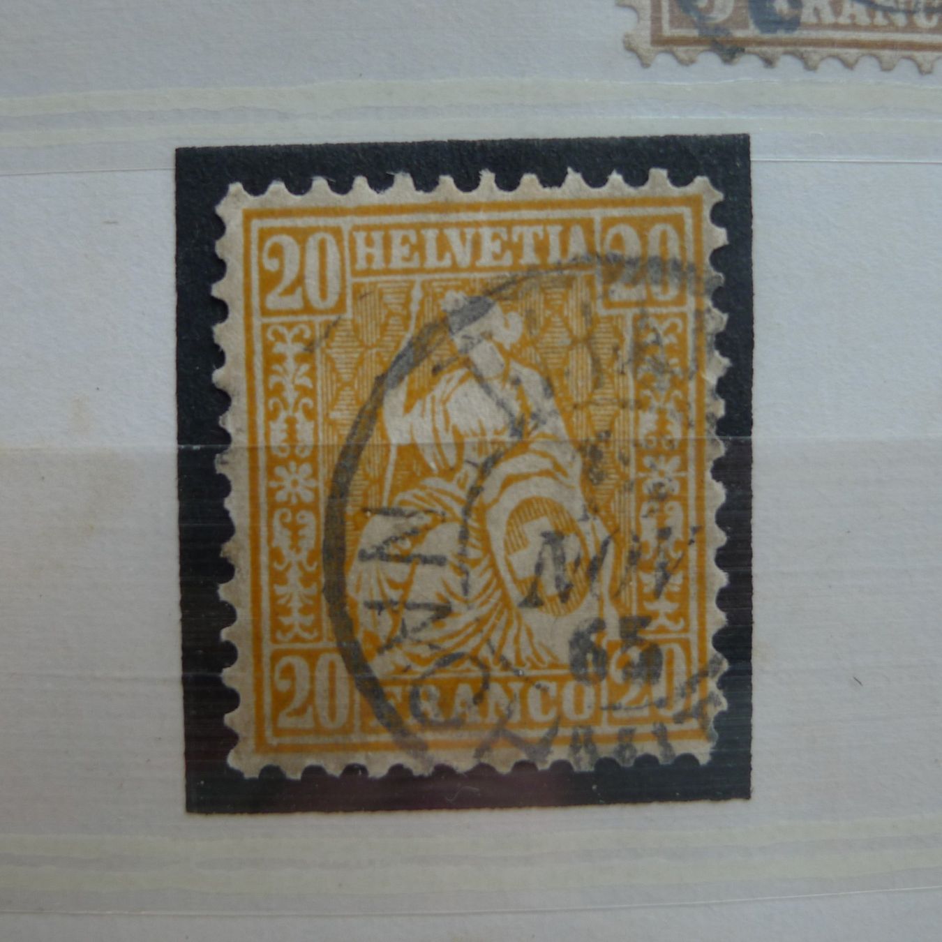 Alle Briefmarken: Tolles Album + Stempel Stehende+SITZENDE – Gebraucht aus Sursee von Luzernerraute 7
