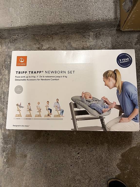 Seggioloni: Tripp Trapp Stokke Newborn Babyschale Grau – Usato da Zürich venduto da aar_8vqp 2