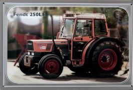 Blechschild-FENDT TRAKTOR 250LE