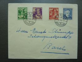 1933 Pro Juventute Satzbrief Fr. 15.-- / SBK 100.--
