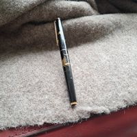 Antiker Füllfederhalter Pilot Dr.F.D.J. Schwarz Gold Feder M