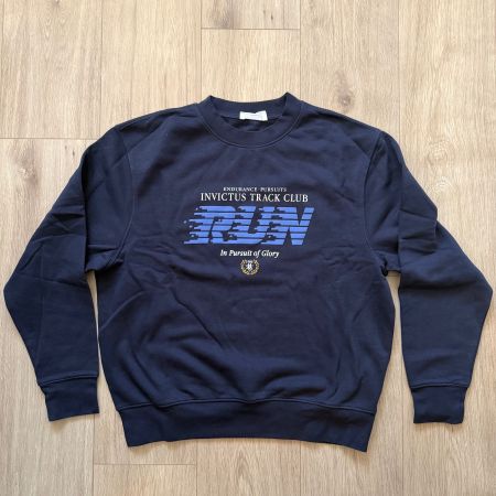 Sweatshirt Pier One bleu marine imprimé bon état