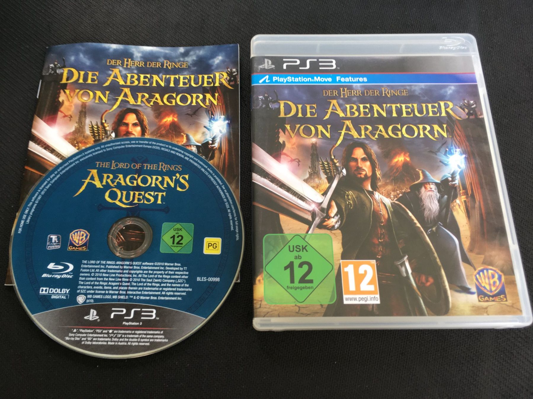 Sony Giochi: Die Abenteuer von Aragorn - Playstation 3 / PS3 – Usato da St.Gallen venduto da Punktchen01