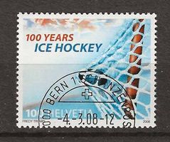 (COPIE) M1266 - 100 ans du hockey sur glace 1er jour