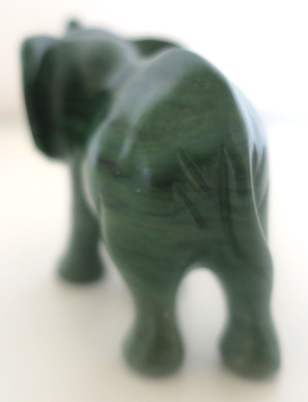 Statuette: Grosse Verdit Figur Elefant Halbedelstein – Usato da Staad SG venduto da 4bu4 3