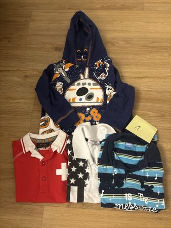 Kleiderpaket Poloshirt Pullover 110