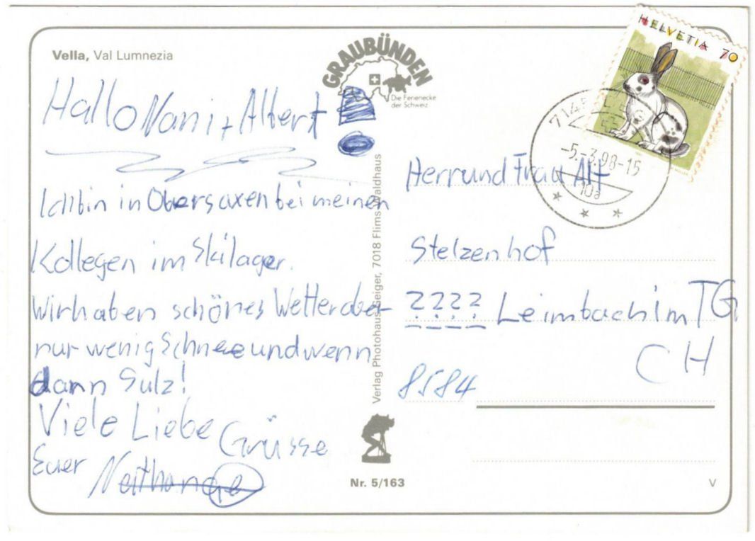 Cartoline postali: Vella - 5 Bild AK – Usato da Binningen venduto da Mountainrider 1