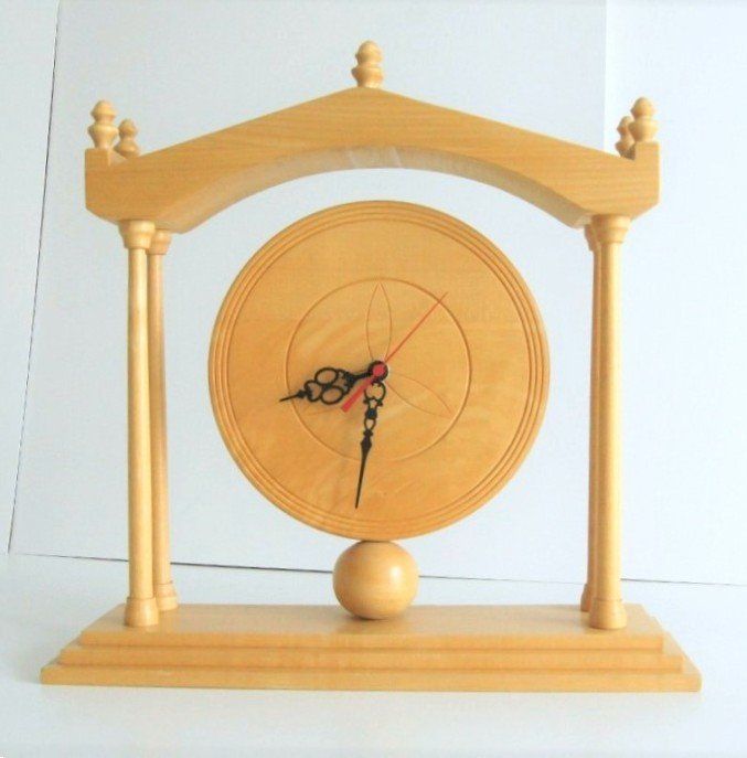 Orologi: Tempeluhr aus Ahorn Holz – Nuovo (secondo la descrizione) da Fribourg venduto da erw_68dx 2