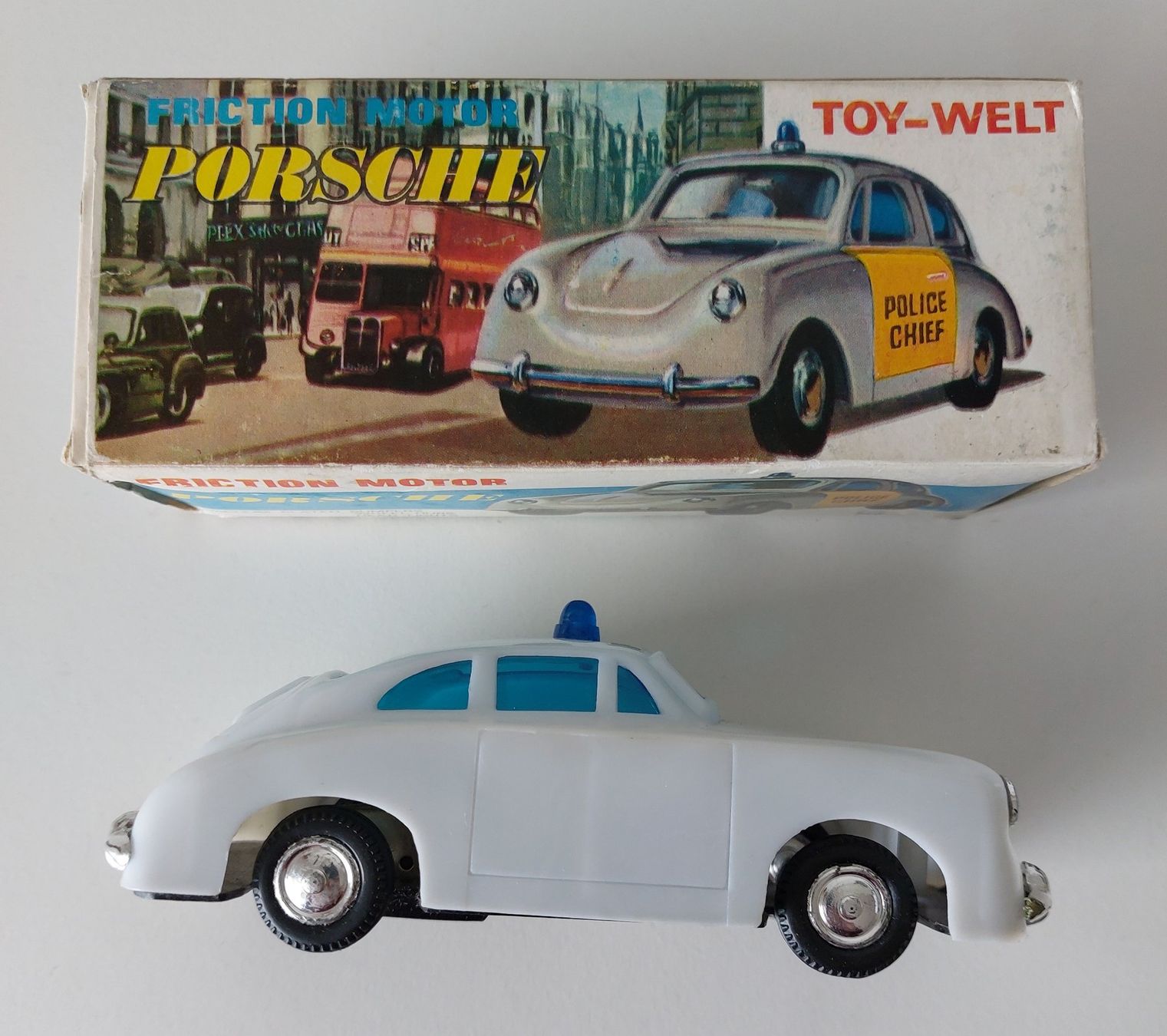 Bandai Giocattoli: Porsche 356 Polizei mit Box – Usato da Schenkon venduto da TG10 8