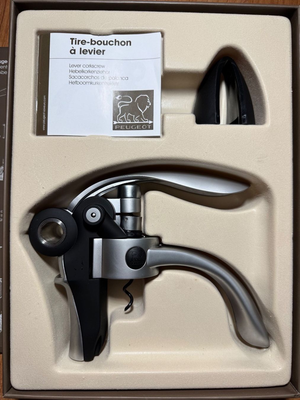 Peugeot Apribottiglie & Tappi per chiusura: Peugot Hebelkorkenzieher BALTAZ – Usato da Seon venduto da Waeggi 1