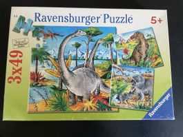 Ravensburger Puzzle 3x49 Teile ab 5J. „Dinos“🦖