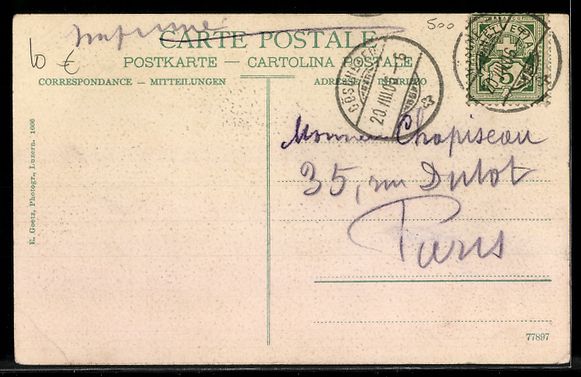 Cartoline postali: AK Goeschenen /Gotthardbahn, Ortspartie – Usato da Berlin venduto da bartko-reher 1