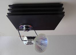 VISION T - Spot 12V-50W chrome et noir (neuf)