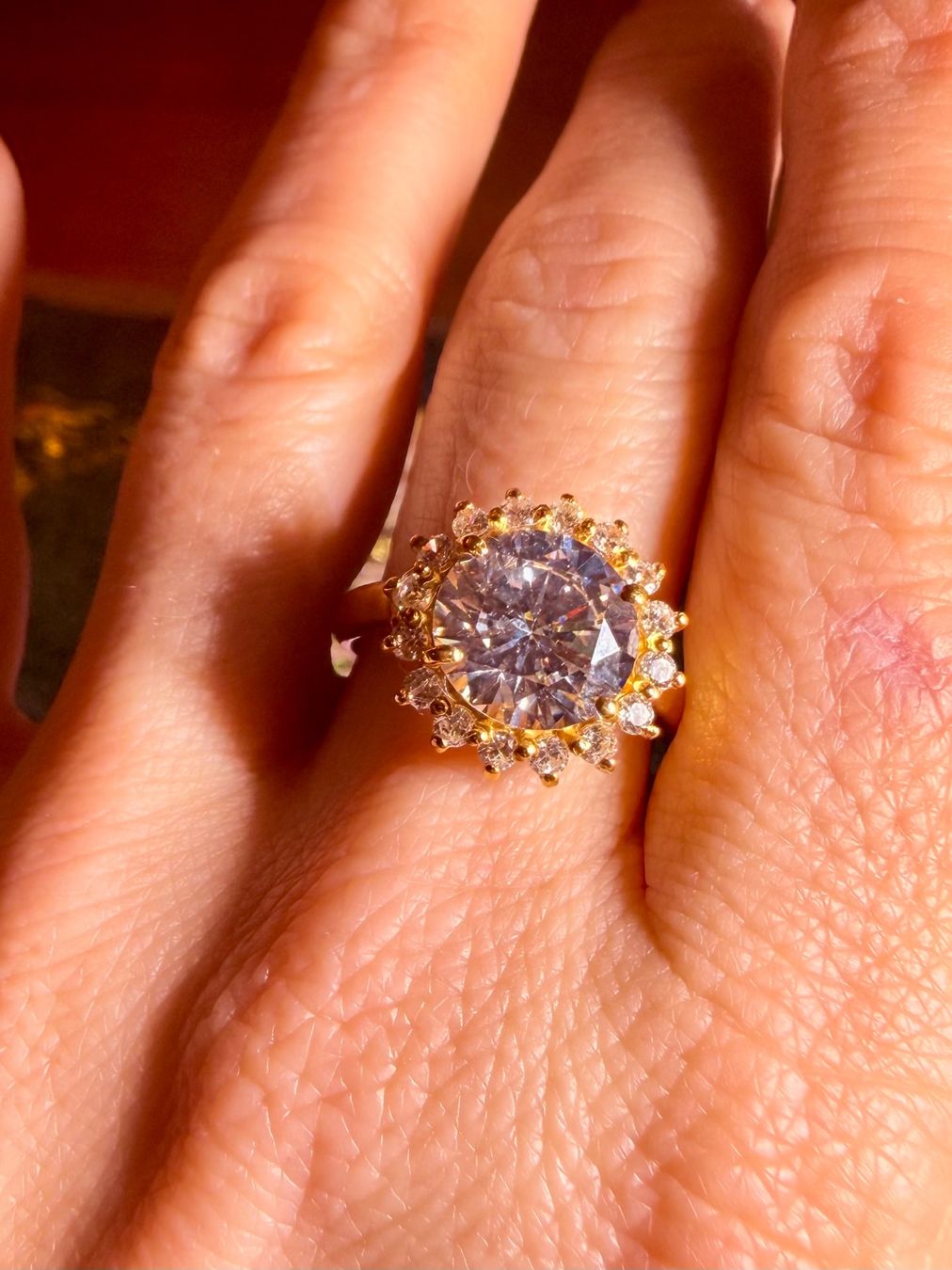 Anelli: Bague fleur princesse moissanites – Nuovo e nell'imballaggio originale da St-Maurice venduto da Sandrinette123 2