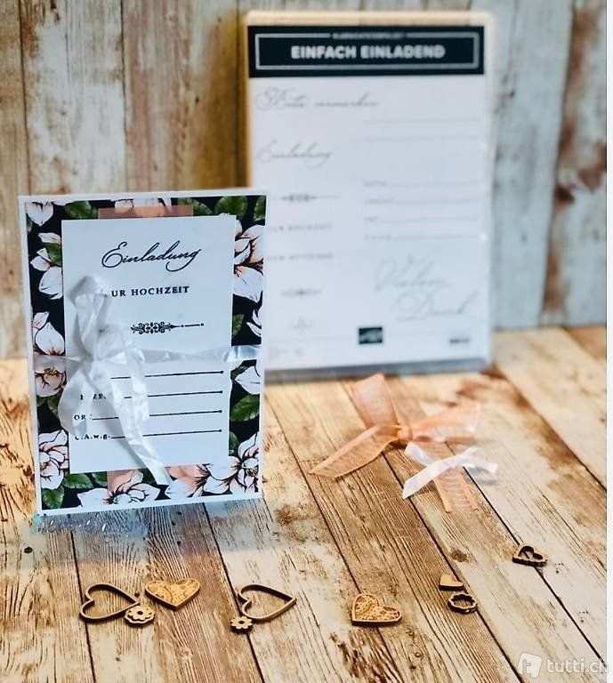 Stampin' up! Timbri: Stempelset "einfach einladend" von Stampin up – Nuovo e nell'imballaggio originale da Frauenkappelen venduto da evangelina78 3