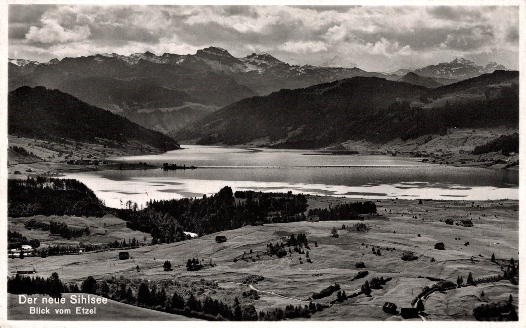 Cartes postales: Der neue Sihlsee. Blick vom Etzel – D'occasion à Bronschhofen par Astore