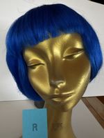 Perücke blau