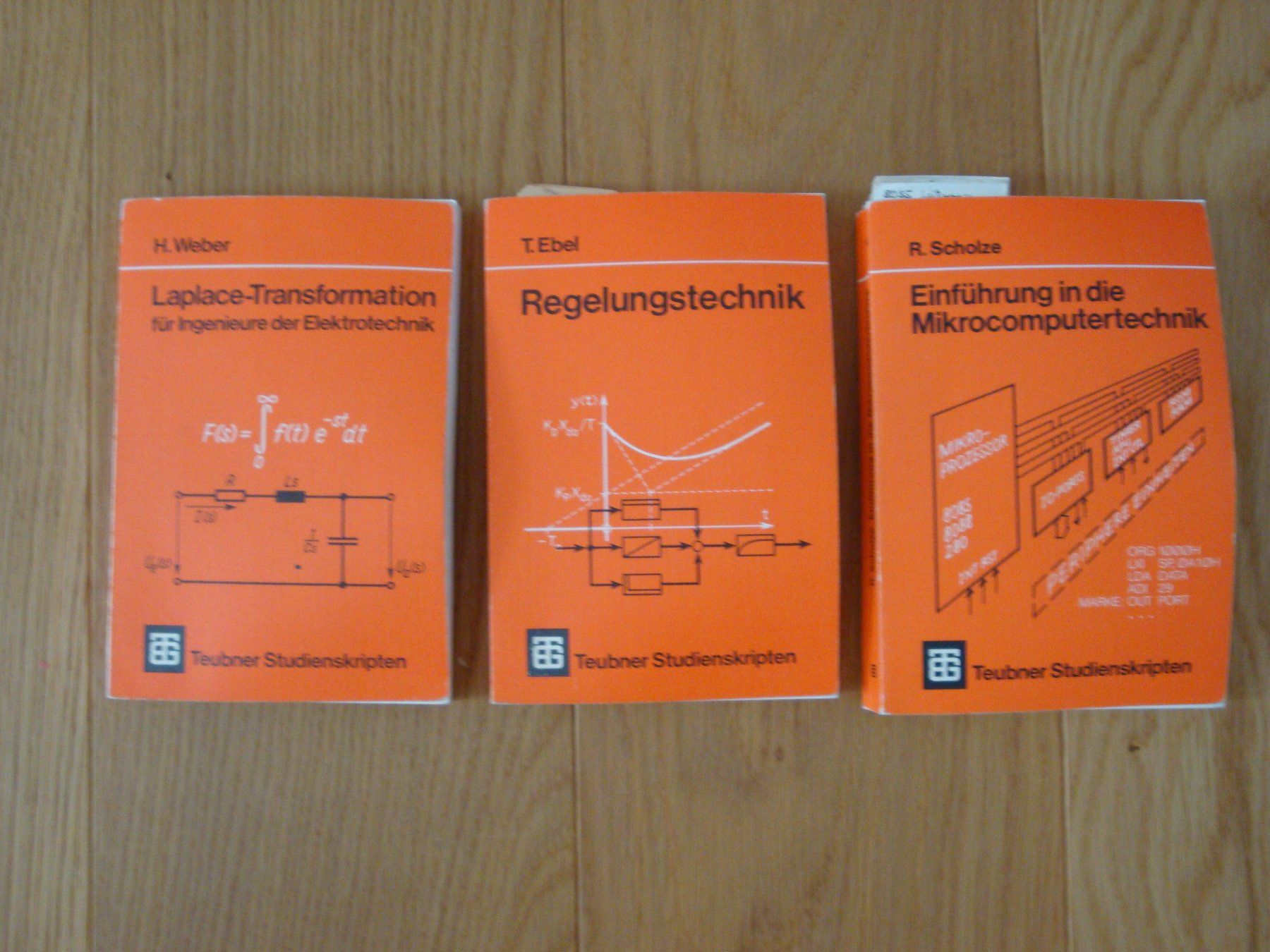 Bücher: Laplace-Transformation+Regelungstechnik+Mikrocomputertechnik – Gebraucht aus Kastanienbaum von market_place_4835