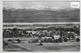 Givrins et le Mont Blanc - Vue generale