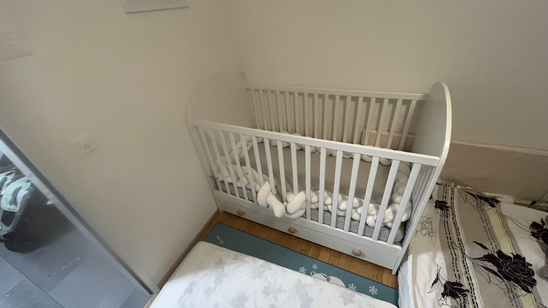 Ikea Letti: Ikea Kinderbett weiss mit Schublade – Usato da Volketswil venduto da raphael913 1