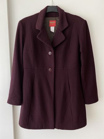 Kenzo Mantel aus Wolle, Grösse 34