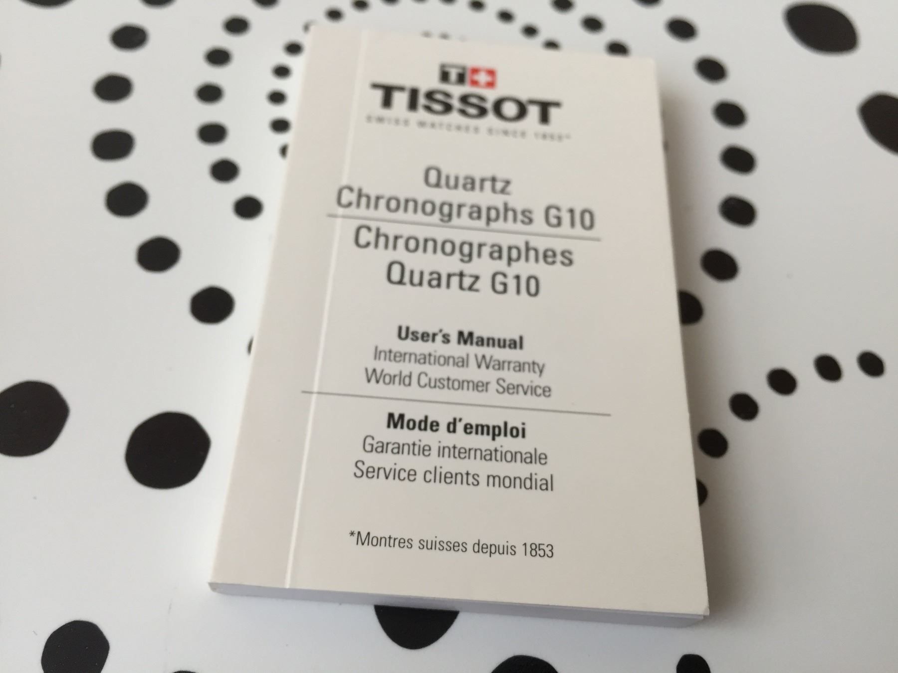 Documenti: TISSOT ORIGINAL - BOOKLET - WATCH UHR OPERATING INSTRUCTIONS – Nuovo (secondo la descrizione) da Epalinges venduto da dream-watch